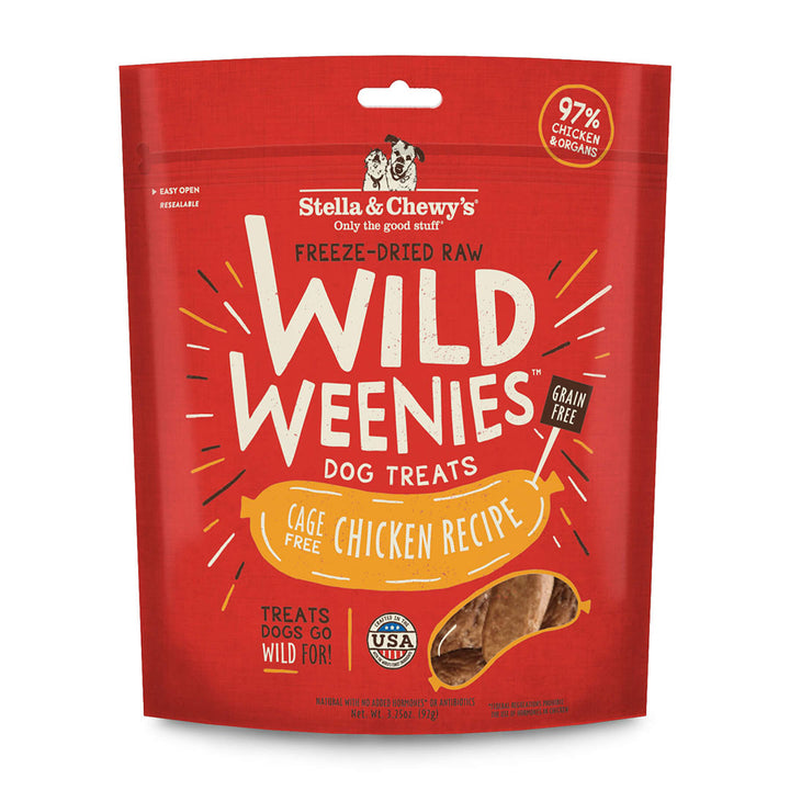 Stella & Chewy's Cage-Free Chicken Wild Weenies, 3.25 oz.