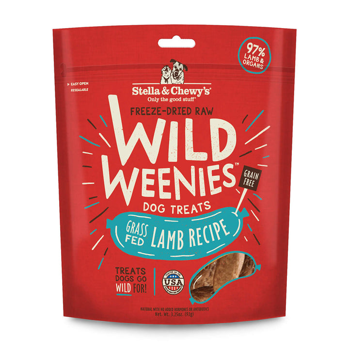 Stella & Chewy's Grass-Fed Lamb Wild Weenies, 3.25 oz.