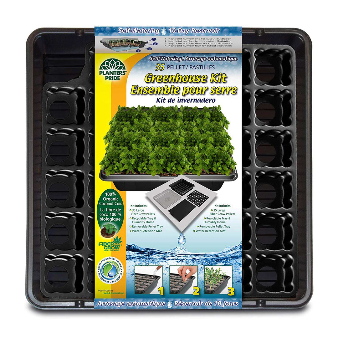 PlantBest Self-Watering Greenhouse System, 35 Pieces