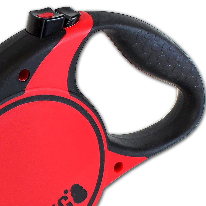 Kong, Terrain Retractable Leash, Red XLG, 16'