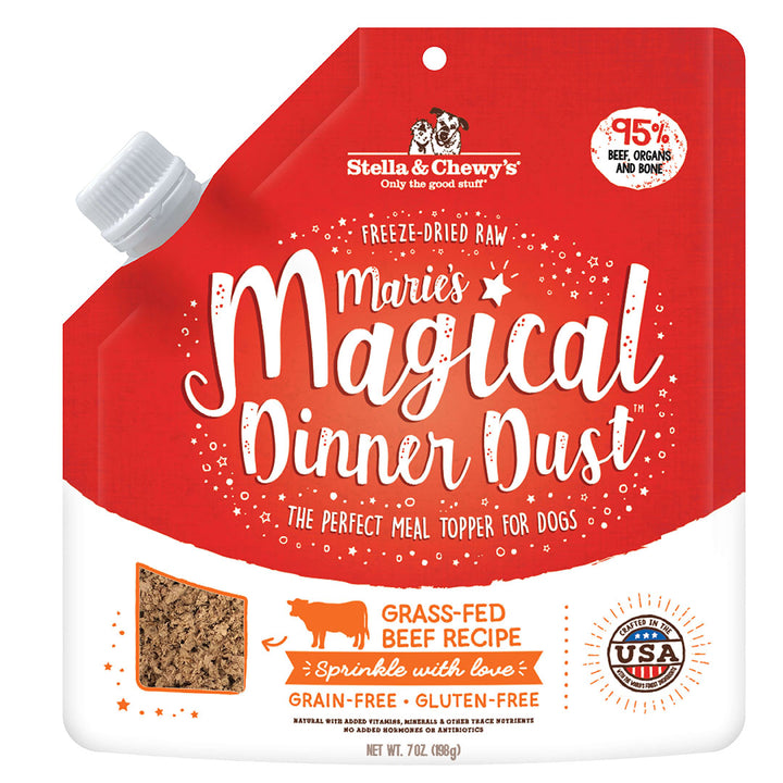 Stella & Chewy's Marie's Magical Dinner Dust Grass-Fed Beef Meal Topper, 7 oz.