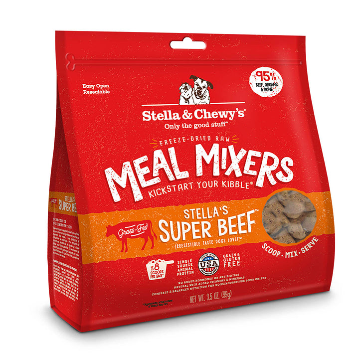 Stella & Chewy's Freeze-Dried Super Beef Meal Mixers, 8 oz.