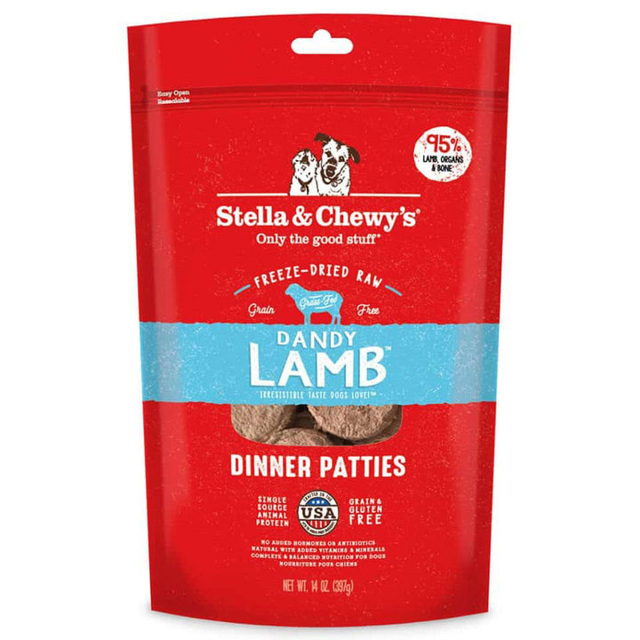 Stella & Chewy's Freeze-Dried Dandy Lamb Dinner Patties, 14 oz.