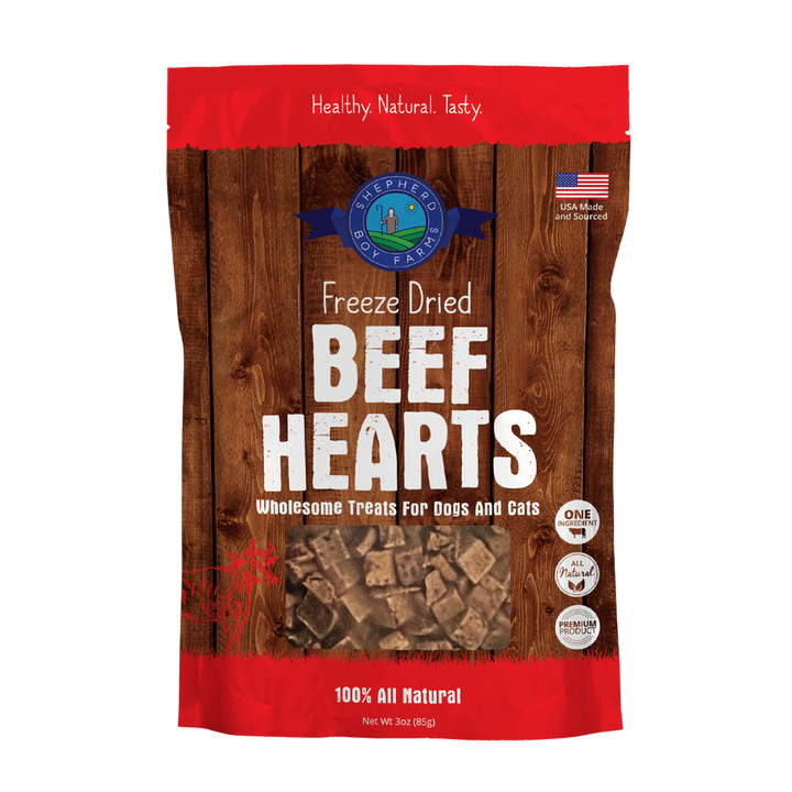 Shepherd Boy Freeze Dried Beef Heart, 3 oz.