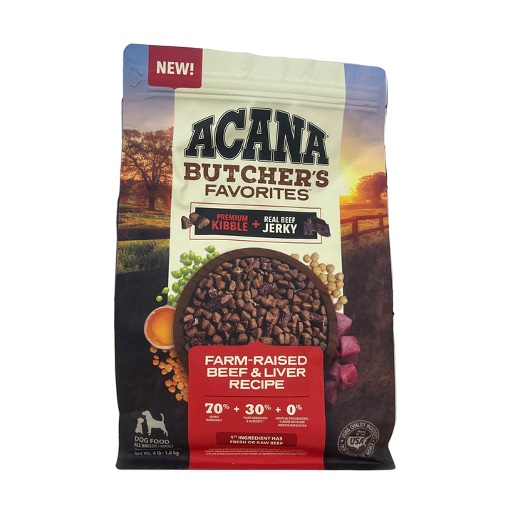 Acana, Butcher's Favorites, Farm-Raised Beef & Liver Recipe, 4lb