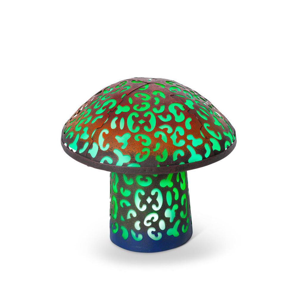 Gerson, Mushroom Solar Lighted, 11.02"