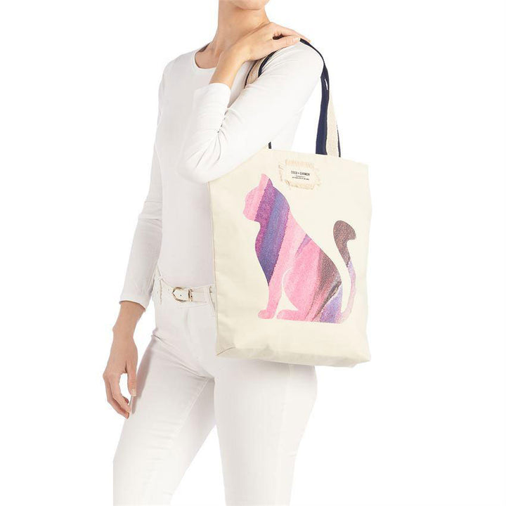 Recycled Plastic Bottles Dog Tote, Pink Splash