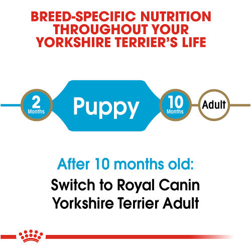 Royal Canin Yorkshire Terrier Puppy Dry Dog Food, 2.5 lb.