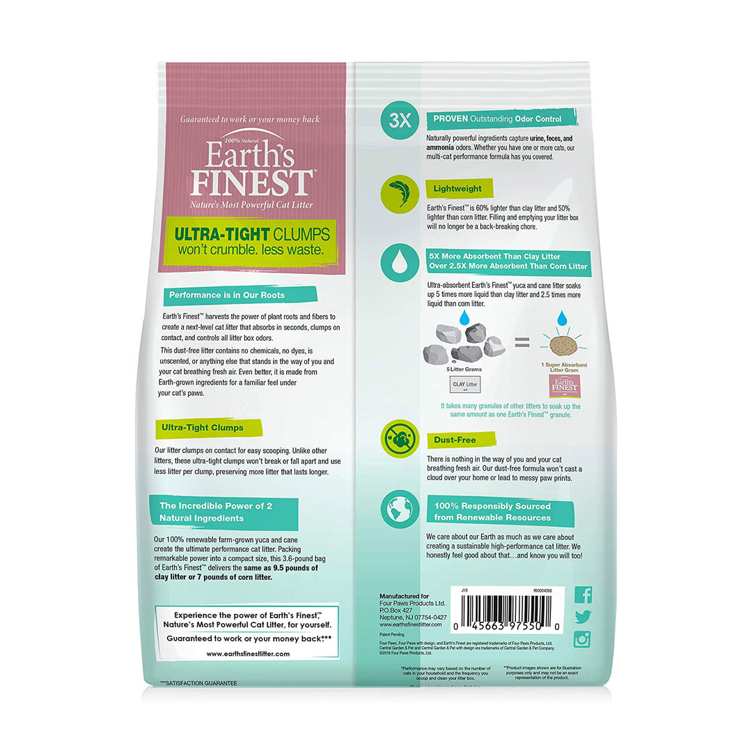 Four Paw's Earth's Finest Cat Litter, 3.6 LB