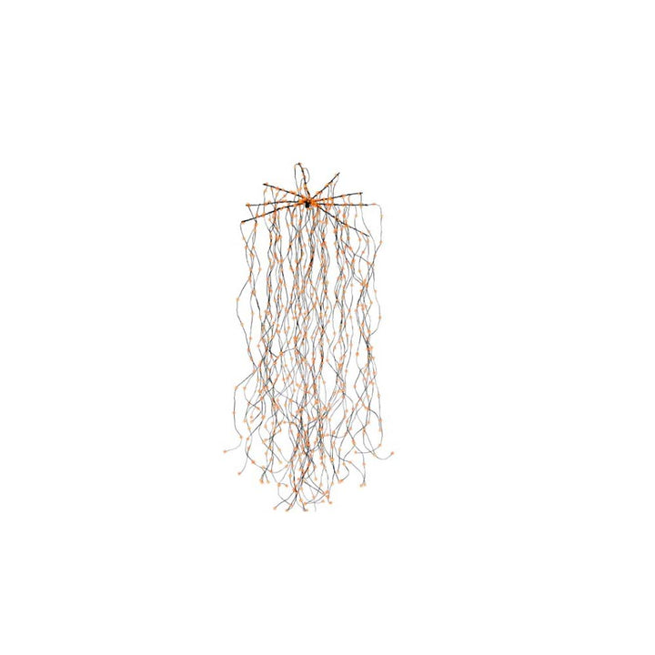 Holiday Bright Lights, Micro LED Big Seed Waterfall, 720 Orange Lights