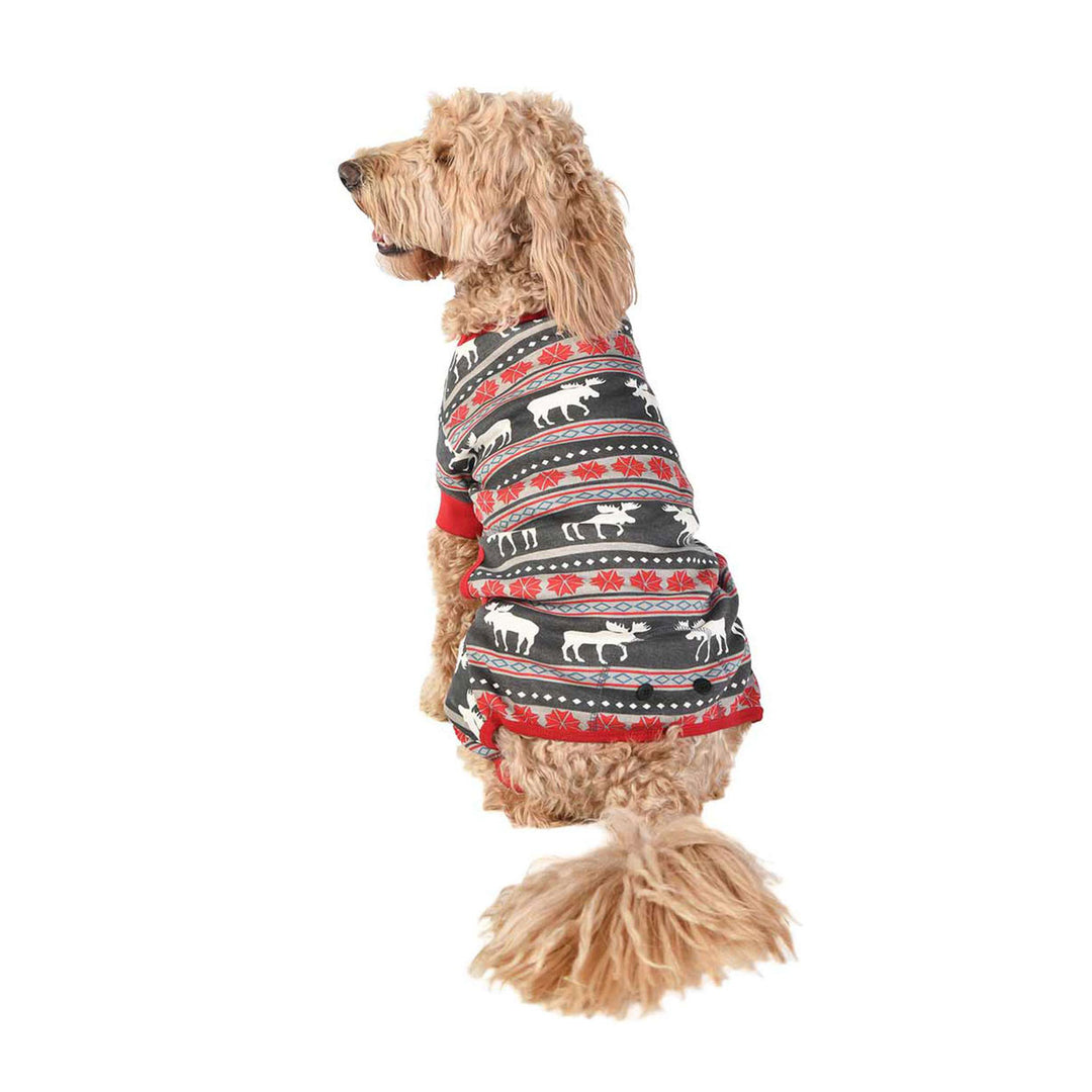 Moose Fair Isle Dog Onesie Flapjack, XS