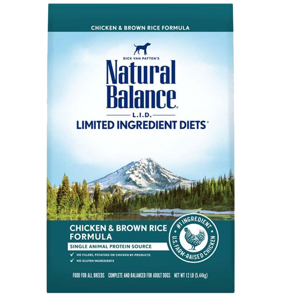 Natural Balance Limited Ingredient Diet Chicken & Brown Rice Dry Dog Food