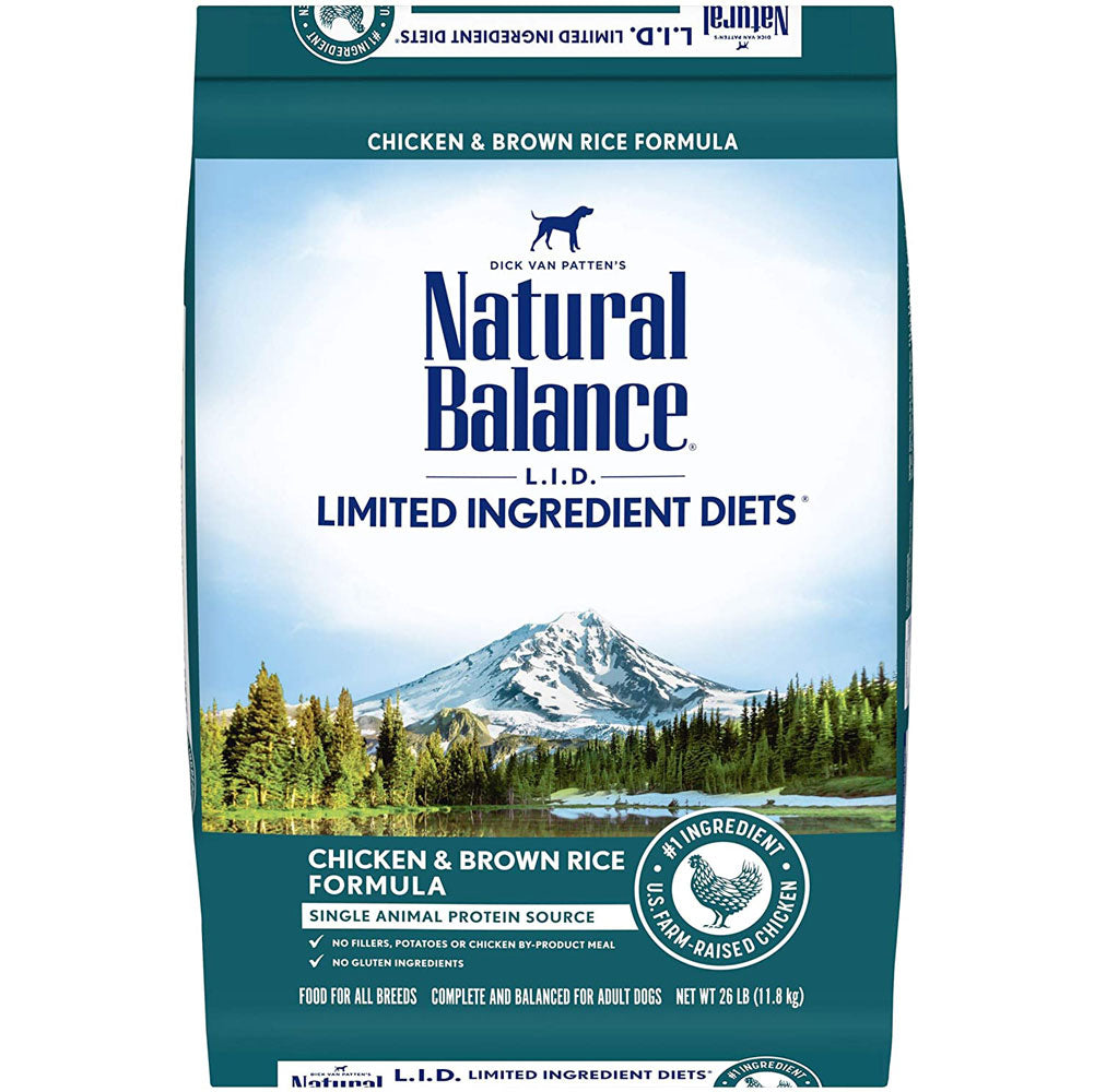 Natural Balance Limited Ingredient Diet Chicken & Brown Rice Dry Dog Food