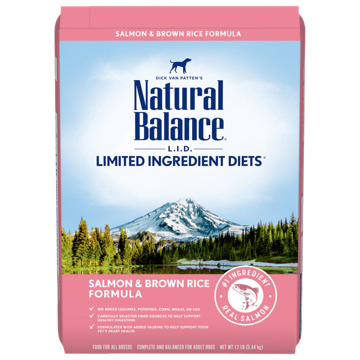 Natural Balance Limited Ingredient Diet Salmon & Brown Rice Dry Dog Food