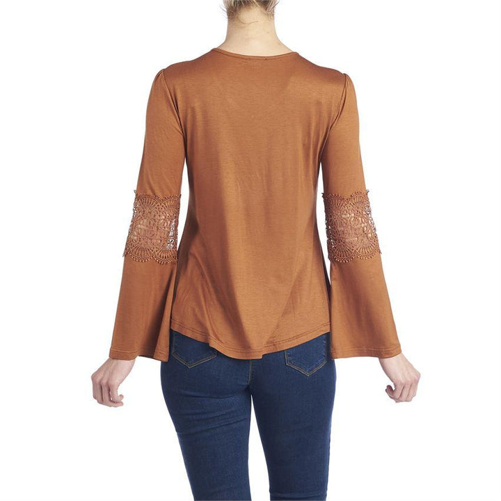 Willow Poet Sleeve Tee, Ginger, L/XL