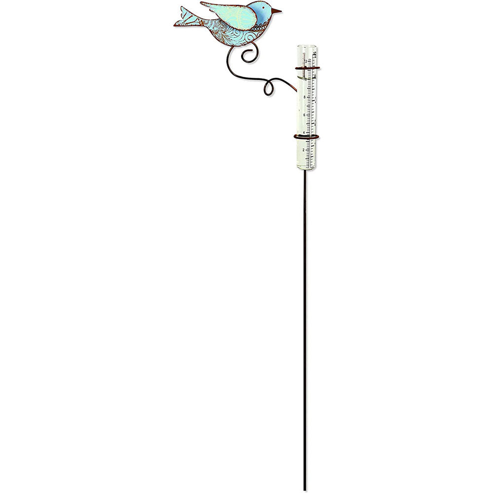 Sunset Vista, Paisley Bird Rain Gauge, 23"