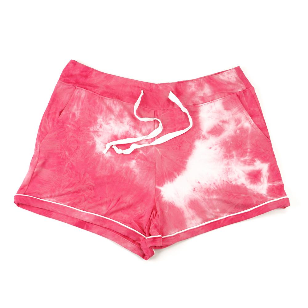 Hello Mello Dyes the Limit Lounge Shorts, Coral, M/L