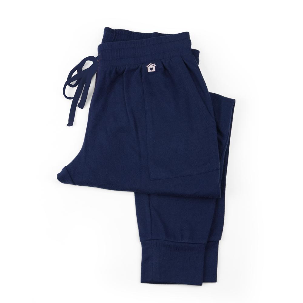 Hello Mello Best Day Ever Lounge Pants, Blue, X-Large