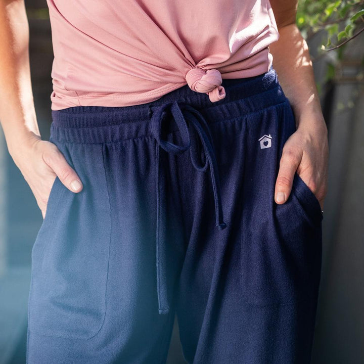 Hello Mello Best Day Ever Lounge Pants, Gray, Small