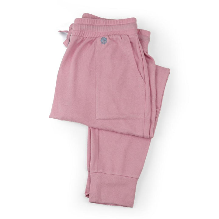 Hello Mello Best Day Ever Lounge Pants, Pink, Medium