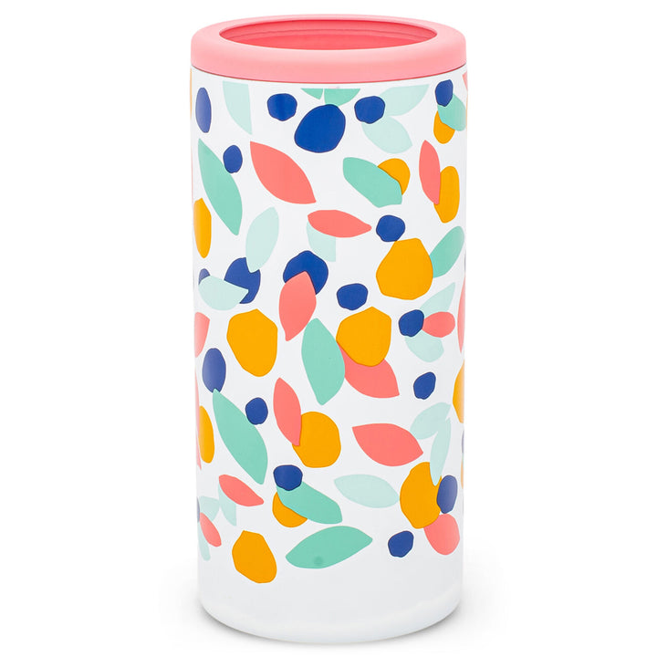 Mary Square, Freshly Printed Skinny Can Cooler, Stainless Steel
