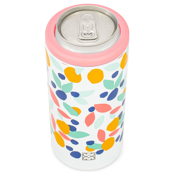 Mary Square, Freshly Printed Skinny Can Cooler, Stainless Steel