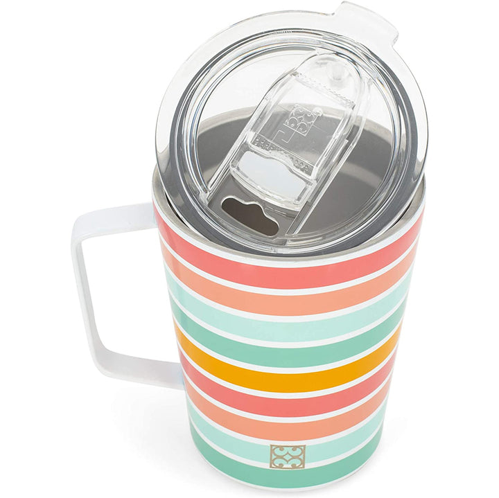 Mary Square, Swept Away Coffee Tumbler w/ Handle, Stainless Steel