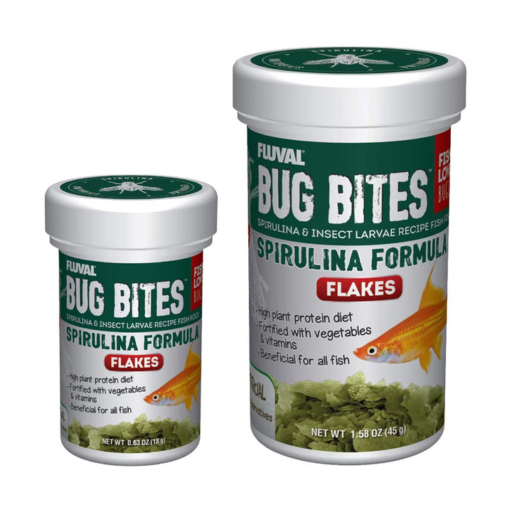 Fluval, Bug Bites Spirulina Flakes