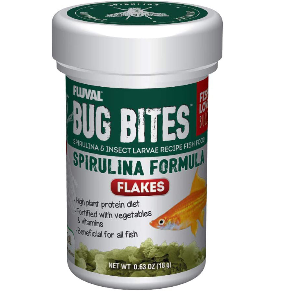 Fluval, Bug Bites Spirulina Flakes