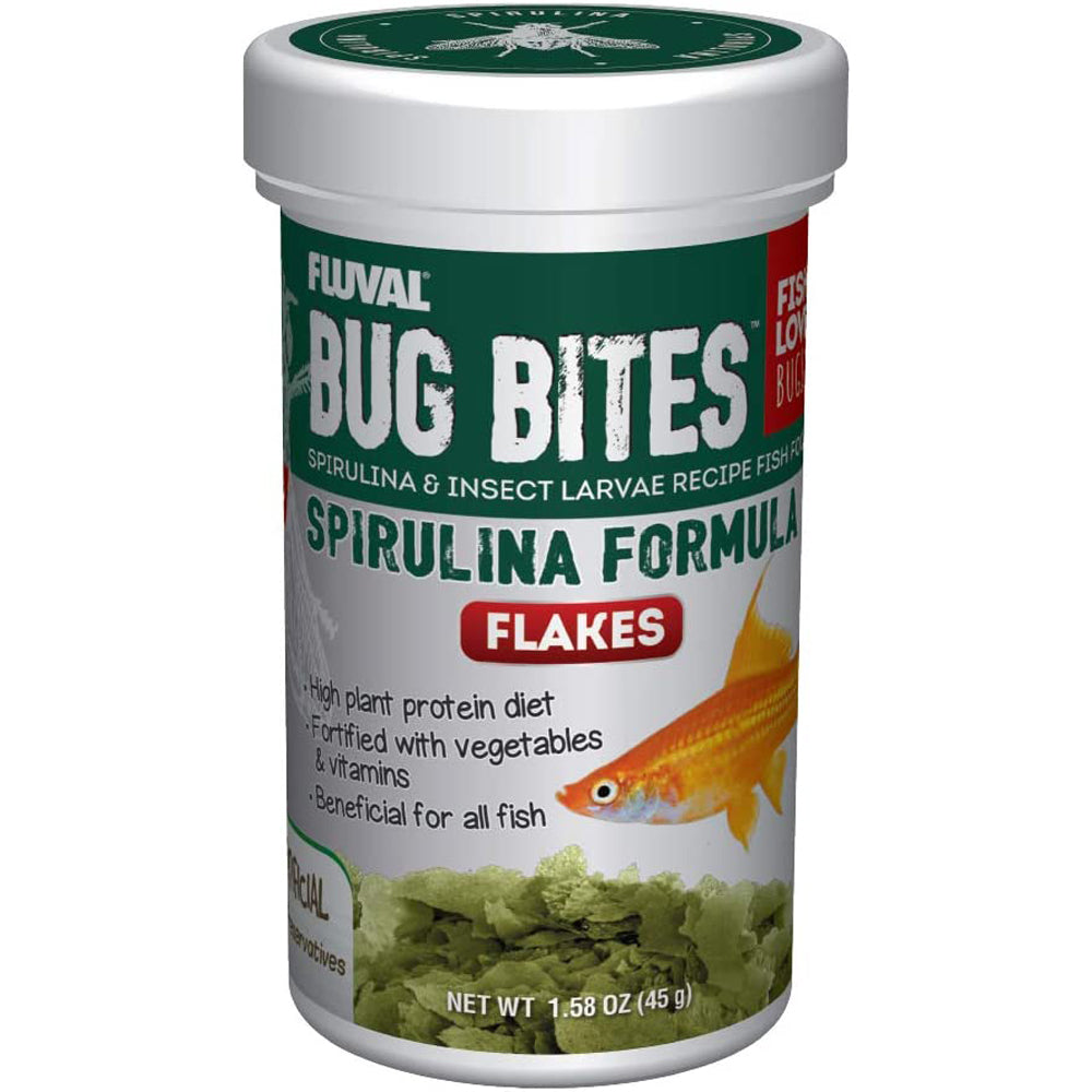 Fluval, Bug Bites Spirulina Flakes