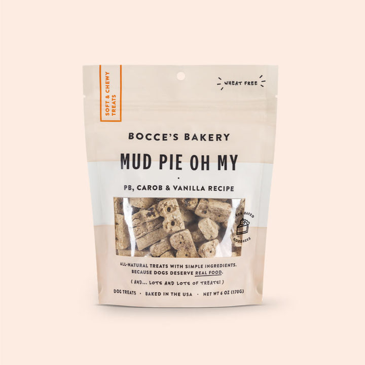 Bocce's Bakery Mud Pie Oh My Soft & Chewy Treats, 6 oz.