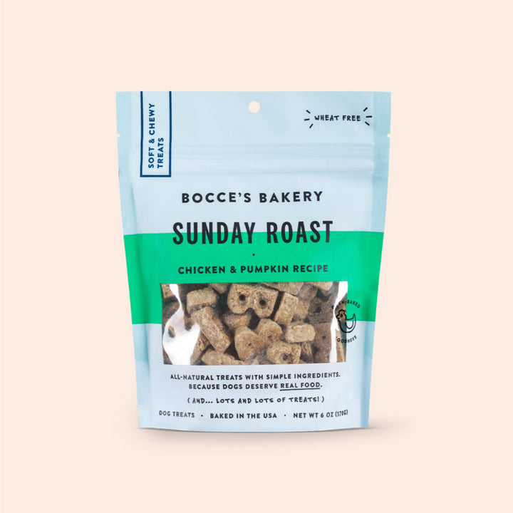 Bocce's Bakery Sunday Roast Soft & Chewy Treats, 6 oz.