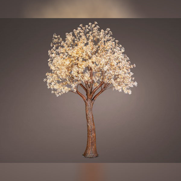 Lumineo 6.9 ft. LED Gypsophilia Tree, 720 Warm White LED Lights