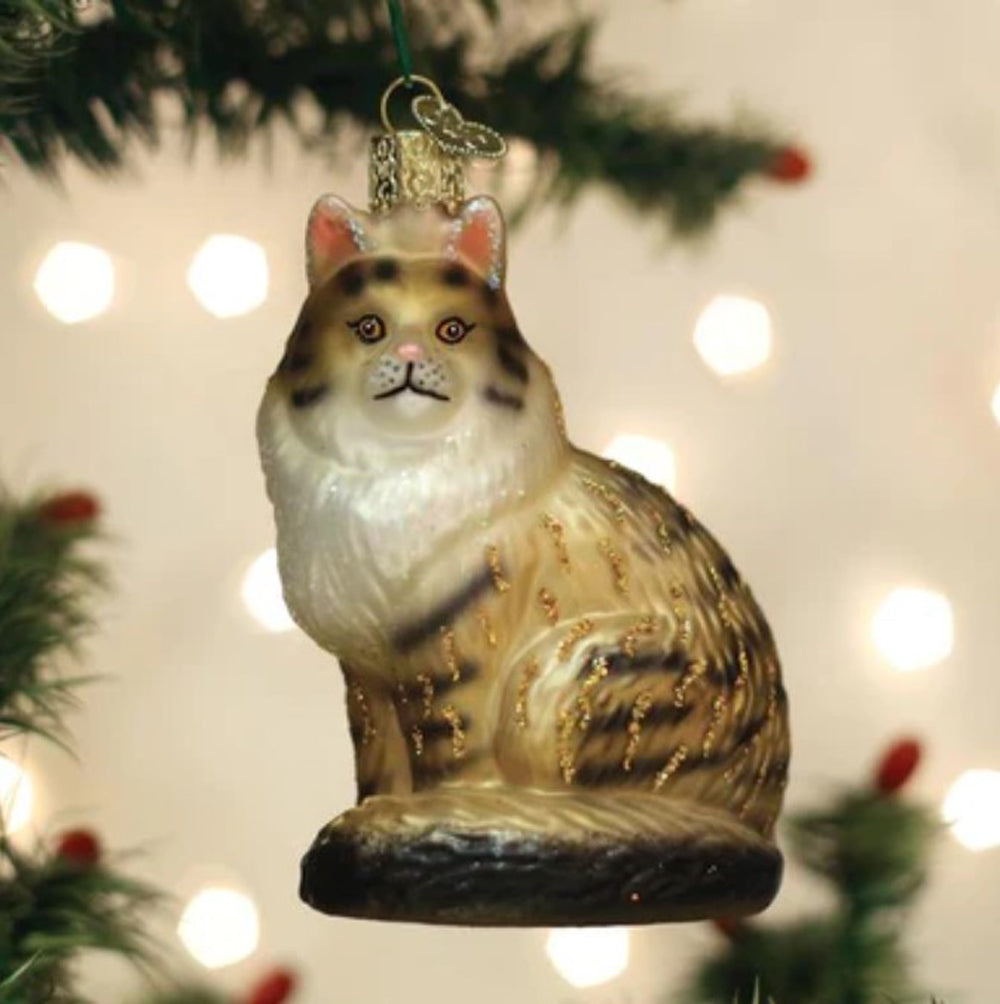 Old World Christmas, Main Coon Cat Ornament