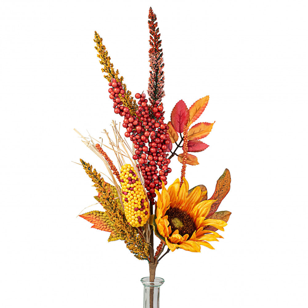 Liberty Floral, Sunflower Corn Berry Spray