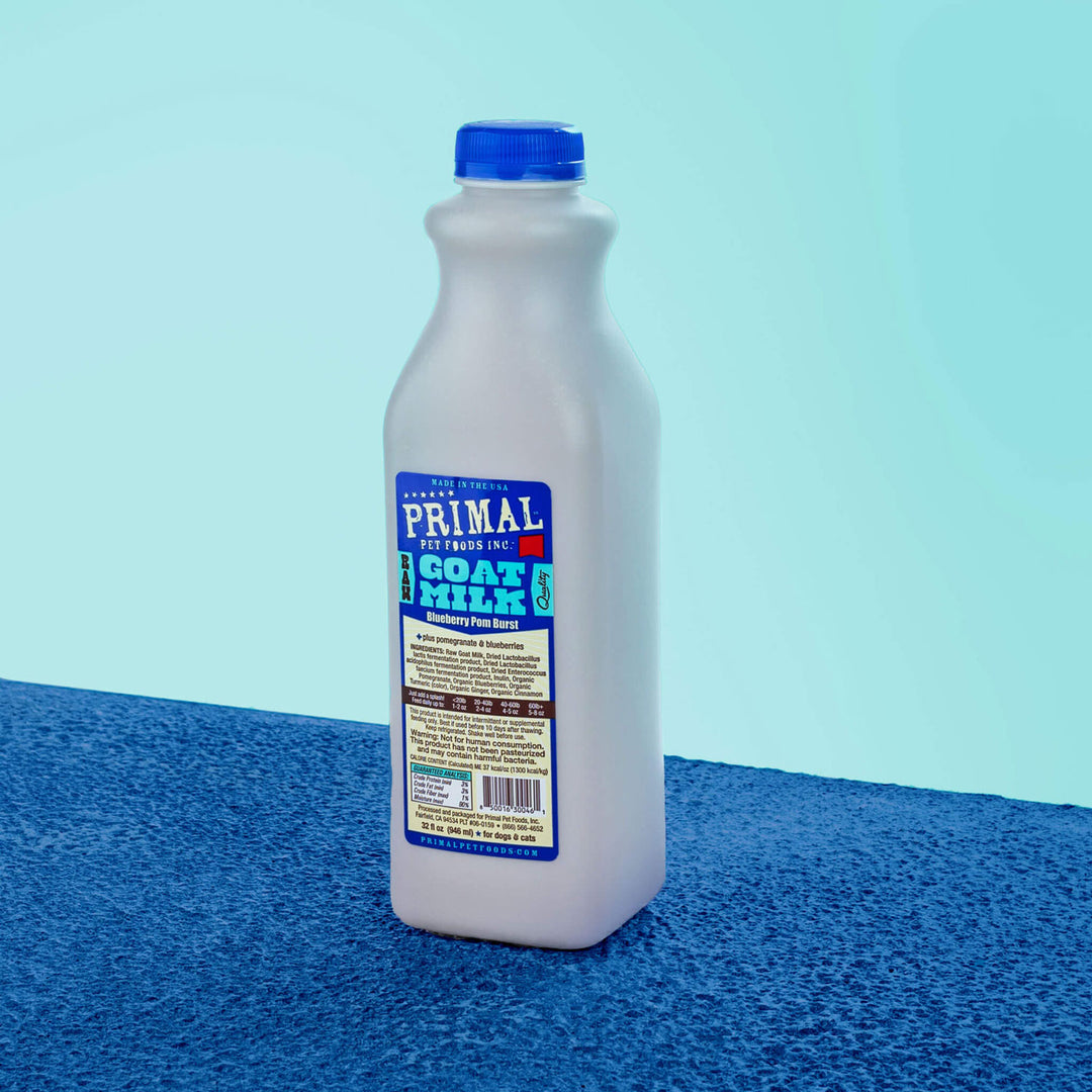 Primal Pet Foods Inc. Goat Milk + Blueberry Pom Burst, 32 oz.