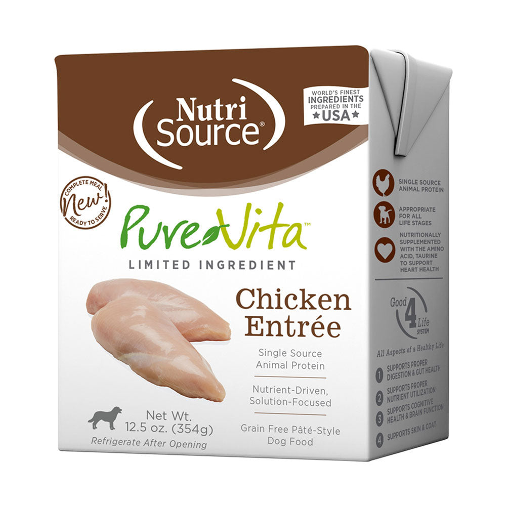 Pure Vita, Grain Free Chicken, 12.5 oz. Can