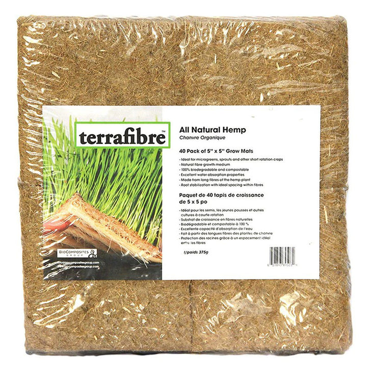 Terrafibre, Grow Mat, 5"x 5"