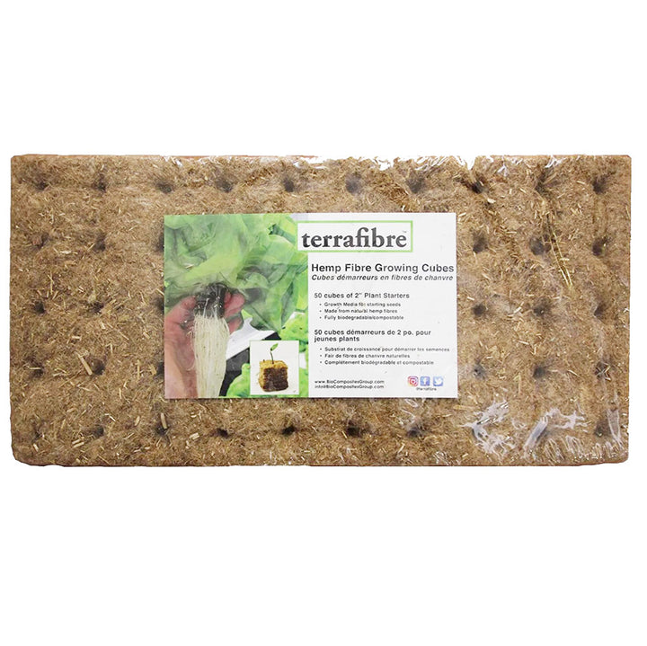 Terrafibre, 2" Growing Cubes, 50 pack