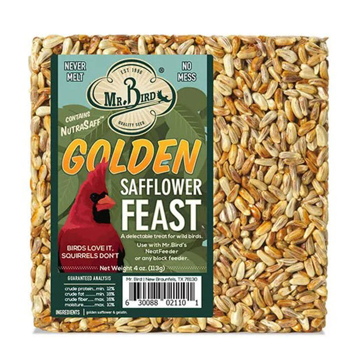 Mr Bird, Golden Safflower Block, 4 oz.