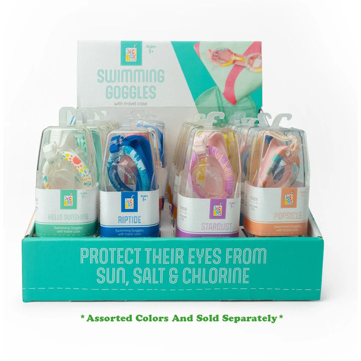 Juice Box, UV Protected Swimming Goggles, Assorted and Sold Separately