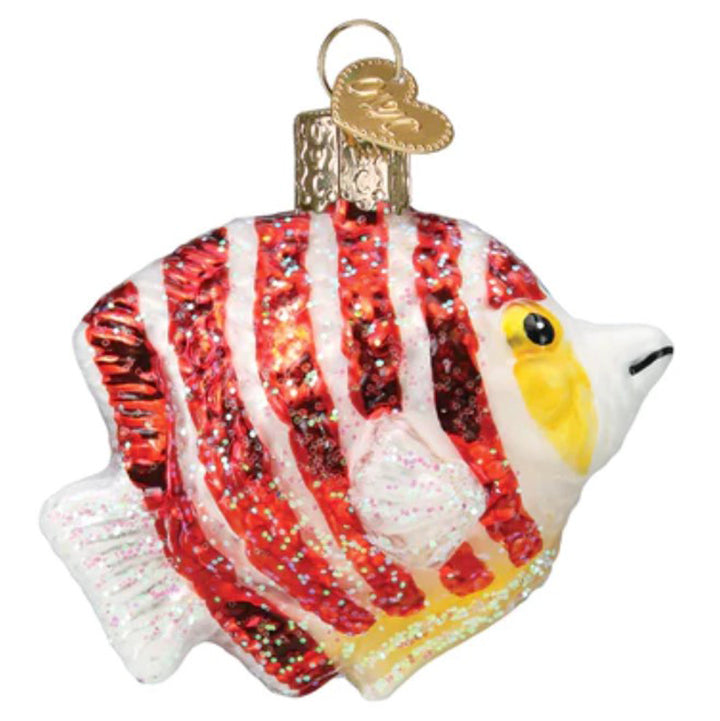 Old World Christmas, Peppermint Angelfish Ornament