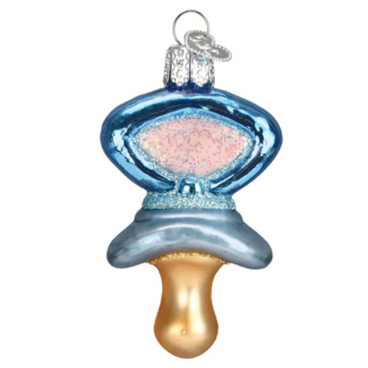 Old World Christmas, Blue Pacifier Ornament