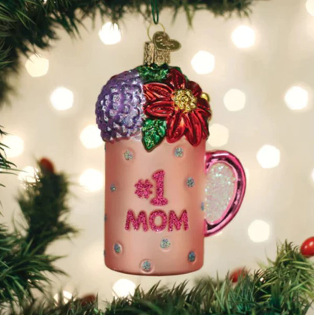 Old World Christmas, Best Mom Mug Ornament