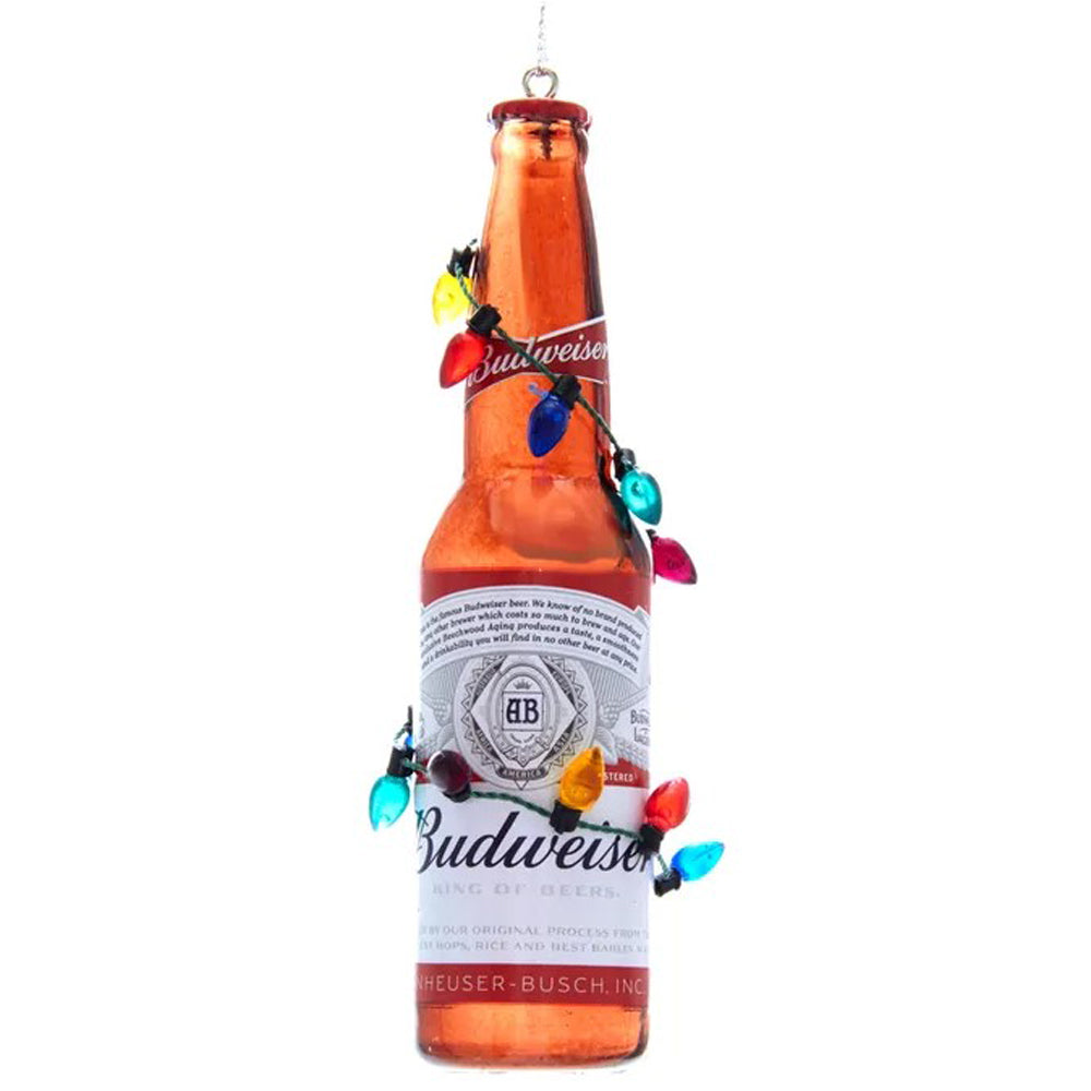 Kurt Adler, Budweiser Bottle w/Bulbs Ornament