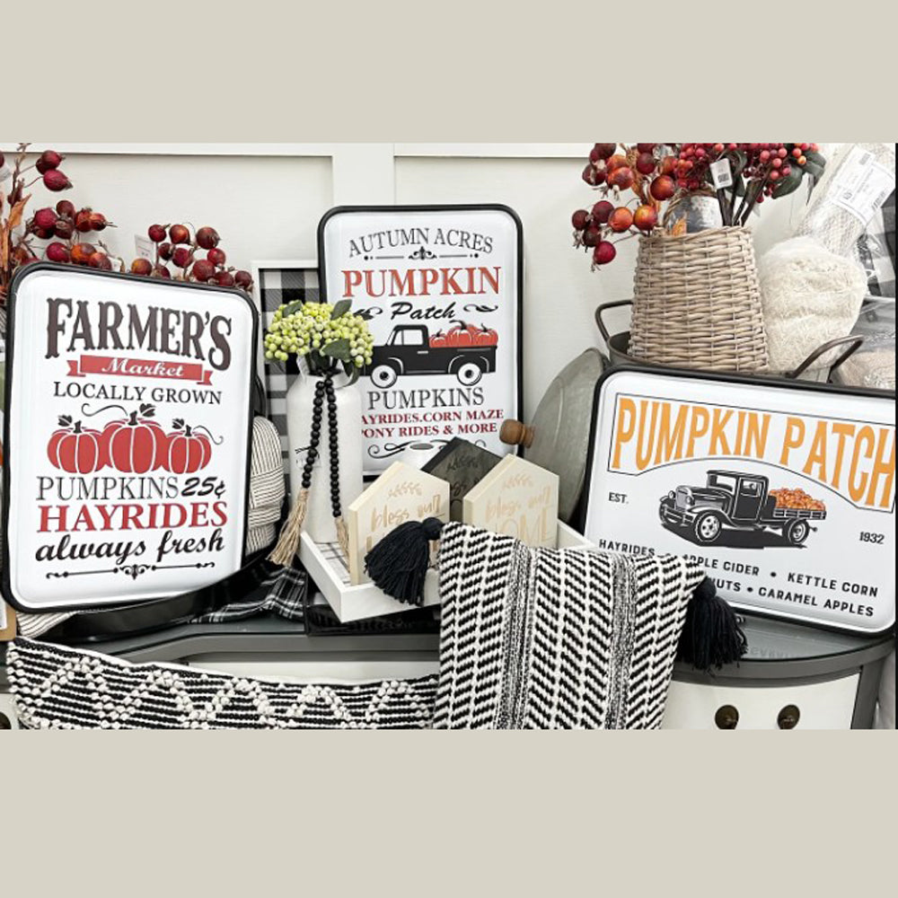 Gerson, Harvest Wall Sign, 15.75", Assorted and Sold Separately