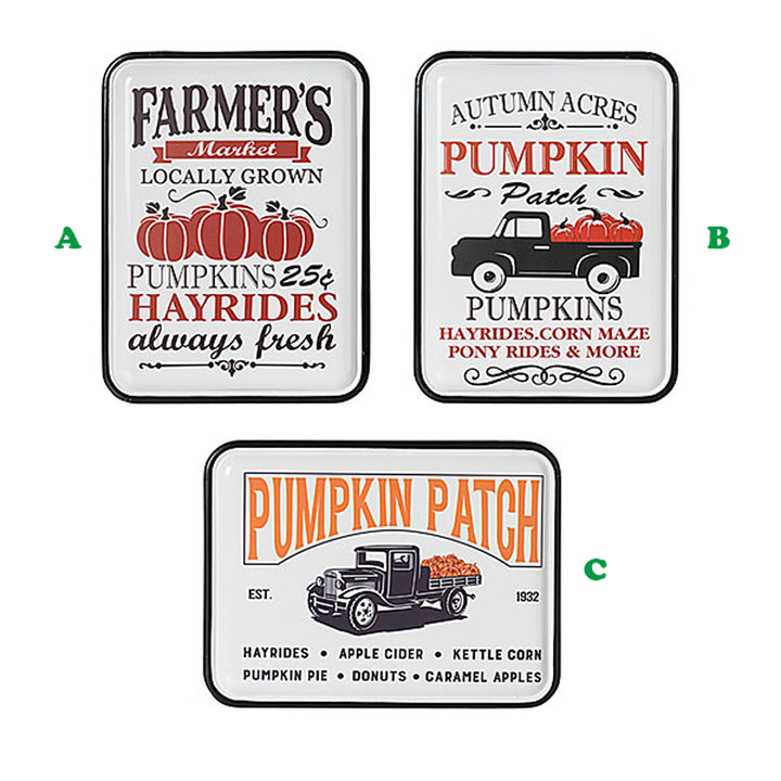 Gerson, Harvest Wall Sign, 15.75", Assorted and Sold Separately