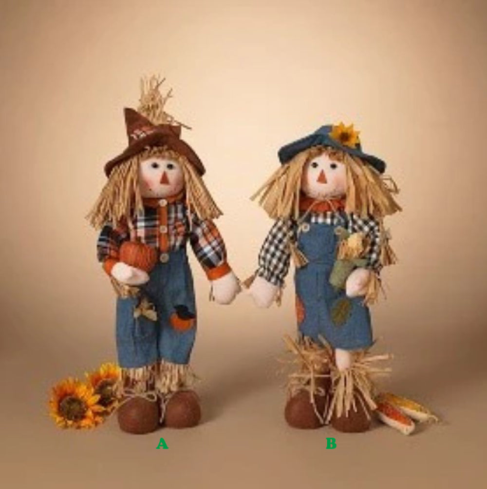 Gerson, Standing Scarecrow Plush, 23", Assorted and Sold Separately