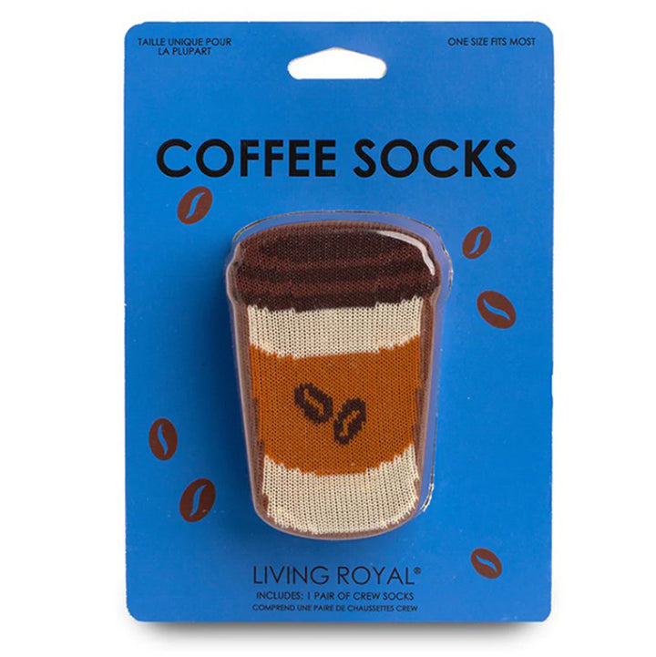 Living Royal, 3D Coffee Socks, Adult