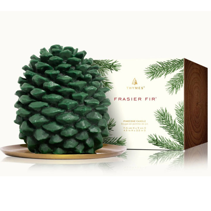 Thymes, Frasier Fir Molded Pinecone Candle